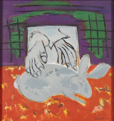 Tavşanı Yakalamak - 1960 (gemide yağ) by David Alan Redpath Michie