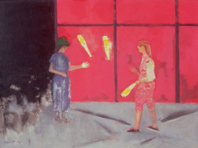 Beaubourg'daki jonglörler by David Alan Redpath Michie