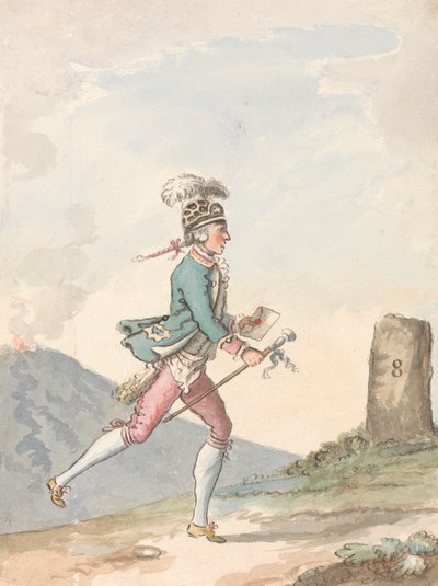 Çalışan bir Postilyon by David Allan
