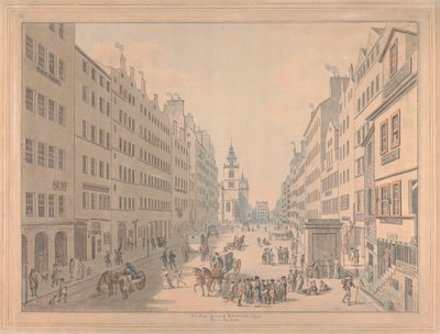 Doğudan Edinburgh'un Yüksek Caddesi by David Allan