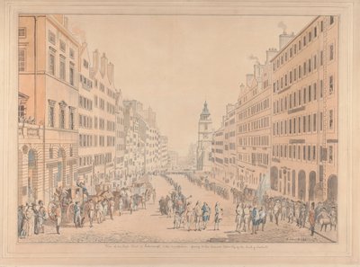 High Street of Edinburgh ve Komiser'in görünümü by David Allan
