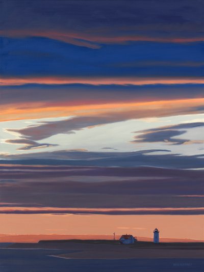 Race Point Finish, 2017 (tuval üzerine yağlıboya) by David Arsenault