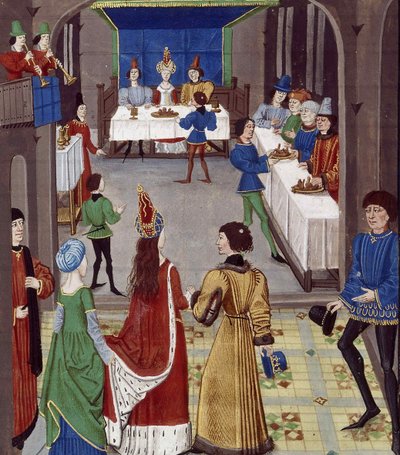 Evlilik. Kimden: Renaud de Montauban, yaklaşık 1465. by David Aubert