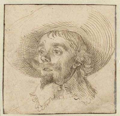 Hendrick Cornelisz Vroom'un Portresi (?) by David Bailly (attributed to)