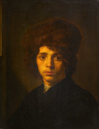 Kürk Şapkalı Genç Adam by David Bailly
