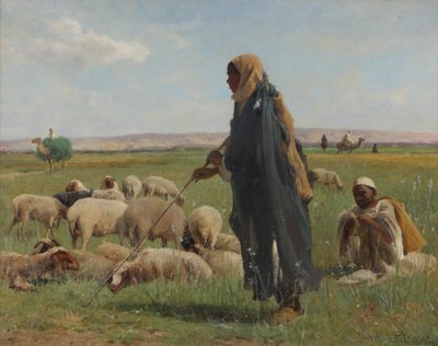 Arap Çobanları, 1892 by David Bates