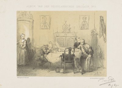 boş sandalye Albüm van den Nederlanschen Spectator (nesne üzerinde dizi başlığı) by David Bles