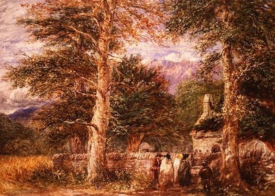 Bettws-y-Coed Kilisesi, Kuzey Galler by David Cox