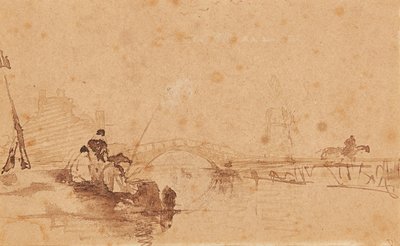Yakalama (mürekkep ve yıkama) by David Cox
