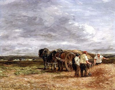 Karting Shingle (panelde yağ) by David Cox