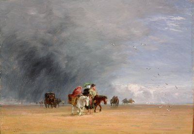 Kumları Geçmek, 1848 by David Cox