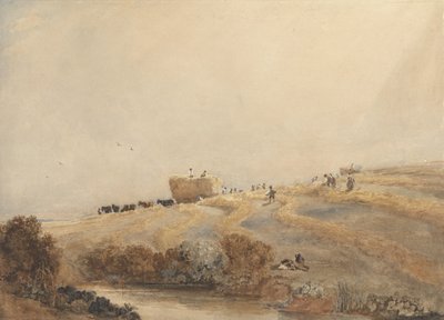 Samancılık, c.1808 (kağıt üzerinde grafit üzerine gövde rengi ile w/c) by David Cox