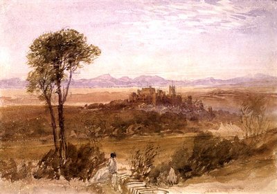 Lancaster (kağıt üzerine kurşun kalem üzerine sulu boya) by David Cox