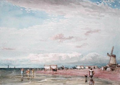North Shore, Liverpool (kağıt üzerine sulu boya) by David Cox