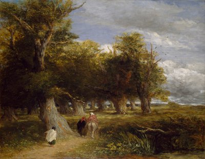 Ormanın Etekleri, 1855 by David Cox