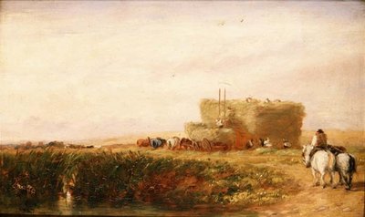 Hayfield by David Cox