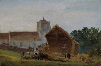 Tüm Azizler Kilisesi, Hastings, 1812. by David Cox the elder