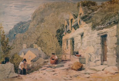Black Jacks Kulübesi, Bettws-y-Coed, 1846 by David Cox the elder