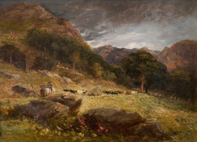 Sığır Sürmek, 1849. by David Cox the elder