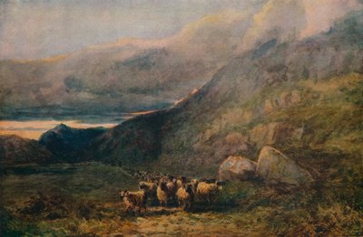 Uykulu Dağ Yolu, c1838 by David Cox the elder