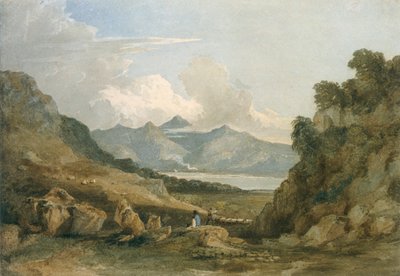 Snowdon, c1810. by David Cox the elder