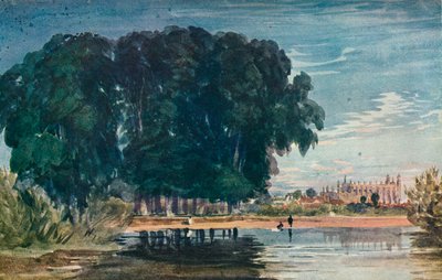 Brocas, Eton, 19. yüzyılın ortaları, 1930. by David Cox the elder
