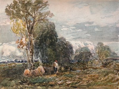 Oduncu, 1858 by David Cox the elder