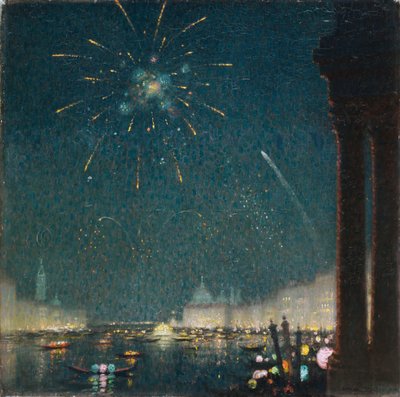 Venedik Karnavalı (tuval üzerine yağlı boya) by David Ericson