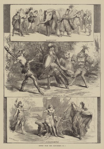 Pandomimlerden Sahneler by David Henry Friston