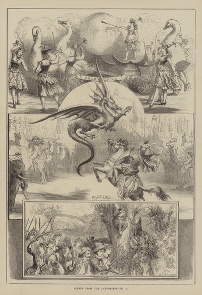 Pandomimlerden Sahneler by David Henry Friston