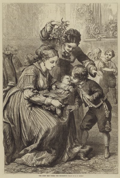 Ökseotunun Altındaki İlk Öpücük by David Henry Friston