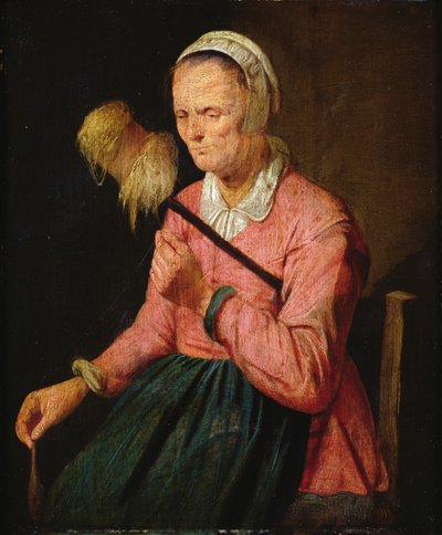 Uzaklaşan kadın by David III Ryckaert