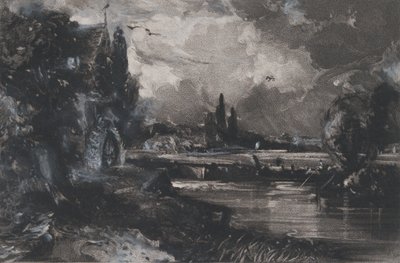 Bir Değirmen, 1829. by David Lucas
