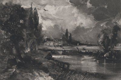 Bir Değirmen, 1829. by David Lucas