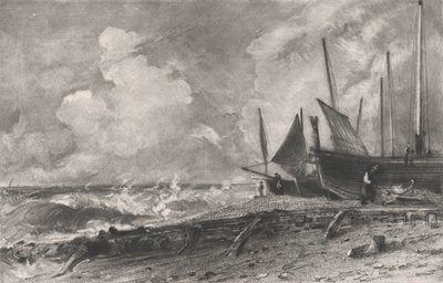Bir Deniz Sahili, 1830. by David Lucas