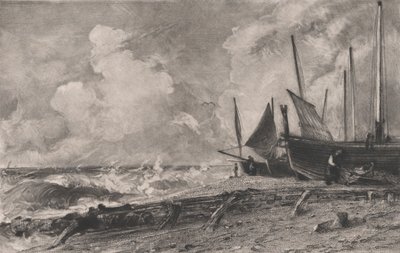 Bir Deniz Sahili, 1830. by David Lucas