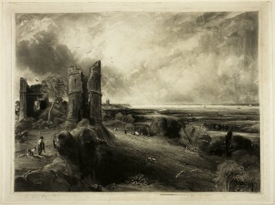 Nore yakınlarındaki Hadleigh Kalesi by David Lucas