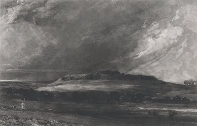 Eski Sarum, 1830. by David Lucas