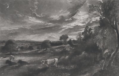 Yaz Akşamı, 1831. by David Lucas