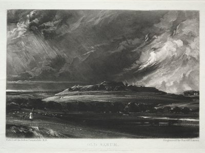 Manzaranın Çeşitli Konuları, John Constable, RA: Old Sarum Tarafından Boyanmış Resimlerden İngiliz Manzarasının Karakteristikleri by David Lucas