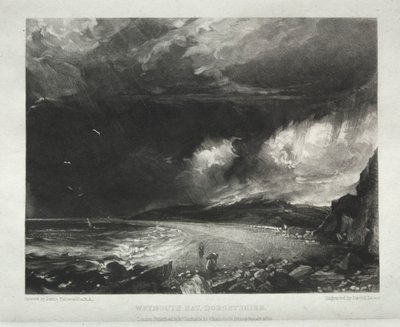 Manzaranın Çeşitli Konuları, John Constable, RA Tarafından Boyanmış Resimlerden İngiliz Manzarasının Karakteristikleri: Weymouth Bay, Dorsetshire by David Lucas