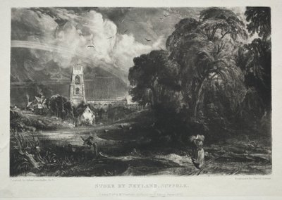 Manzaranın Çeşitli Konuları, John Constable tarafından Boyanmış Resimlerden İngiliz Manzarasının Karakteristikleri, RA: Stoke by Neyland, Suffolk by David Lucas