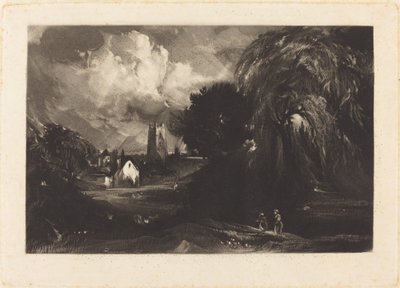 Stoke-by-Nayland by David Lucas after John Constable