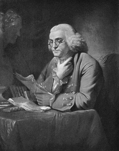 Benjamin Franklin, c1766 by David Martin