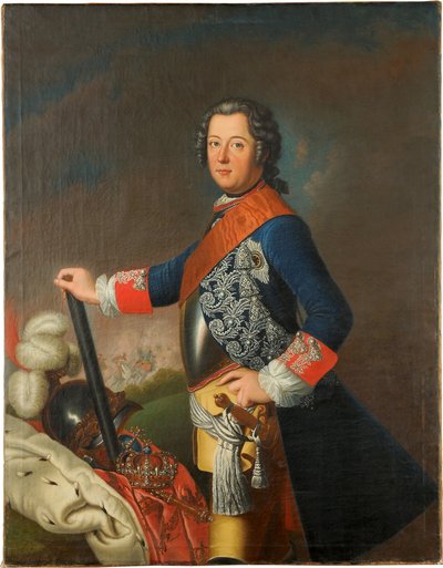 Prusya Kralı II. Friedrich, 1743 by David Matthieu