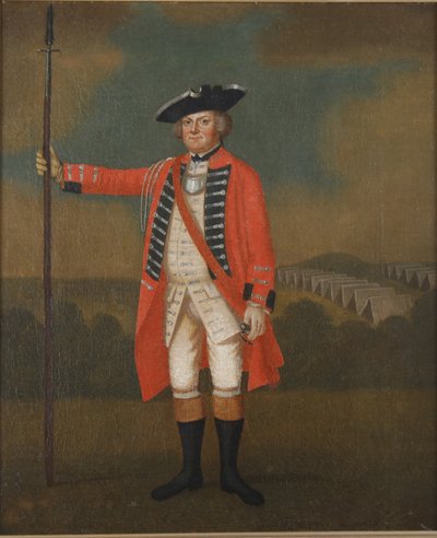Bir İngiliz Piyade Subayının Portresi, c.1740-50 by David Morier