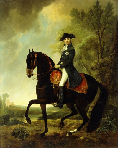 Bir Asilzadenin Portresi, At Sırtında Küçük Boyu by David Morier