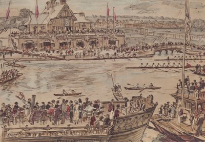 Oxford: Eights Week, Christ Church Boat House