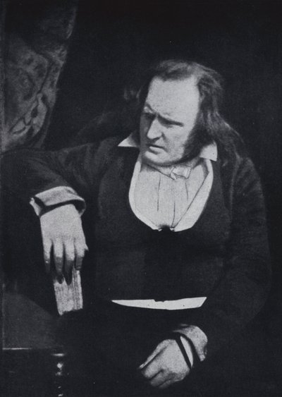 Yazar profesör John Wilson (Christopher North) (s/b fotoğraf) by David Octavius (after) Hill