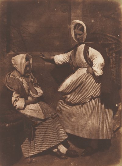 Newhaven Balık Kadınları, yak. 1845. Yaratıcılar: David Octavius Hill, Robert Adamson, Hill & Adamson. by Hill and Adamson